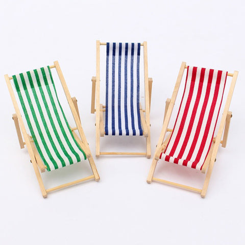 Foldable Mini Wooden Deckchair