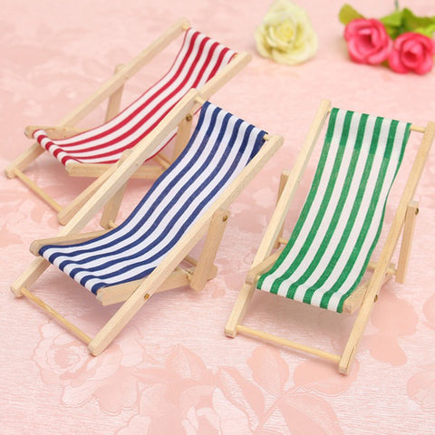 Foldable Mini Wooden Deckchair
